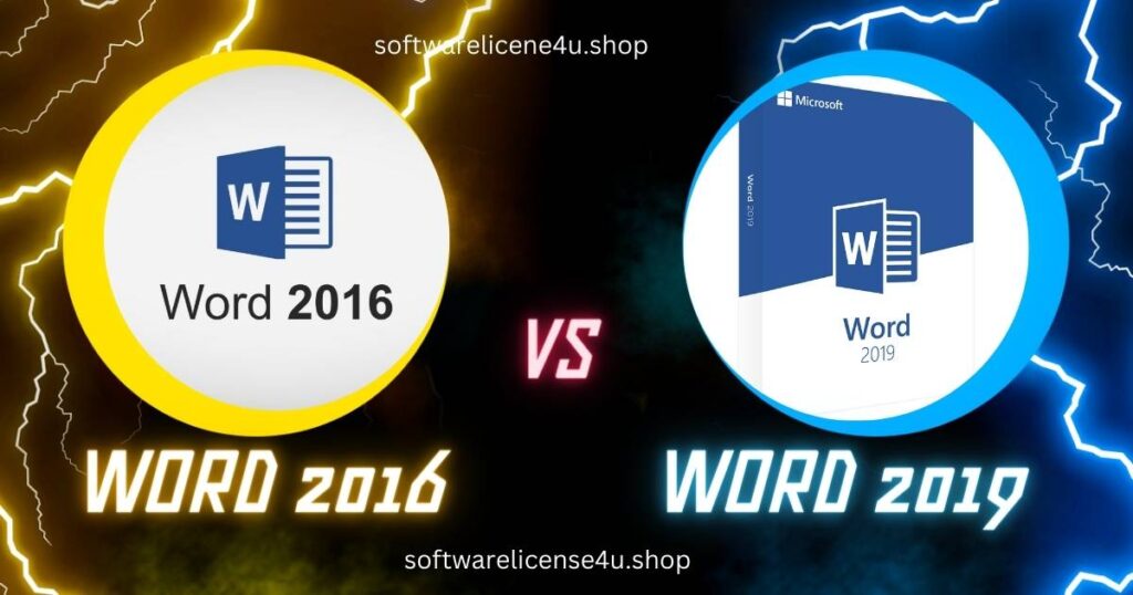 Microsoft Word 2016 and 2019